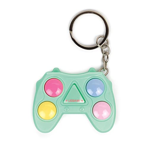 Legami- Gioco di Memoria Luminoso e sonoro, Sequenza di Colori da memorizzare e ripetere, con Anello Portachiave, Batterie Incluse, 15 Livelli, 4,5x1,5 cm, Verde, MMK0001