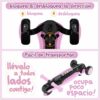 Monopattino bambino 2 anni a 6 anni - Monopattino bambina altezza regolabile con ruote luci LED - Monopattino 3 ruote Scooter bambino - Monopattino per bambini per bambini e ragazze - immagine 5