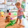 Pmgud Giocattolo Telecomandato con Controller 2,4 GHz, Giocattolo RC Coccodrillo Ricaricabile con Modalità Programmazione e Modalità Caccia a Infrarossi, Adatto per Bambini di Età Superiore ai 3 Anni - immagine 6