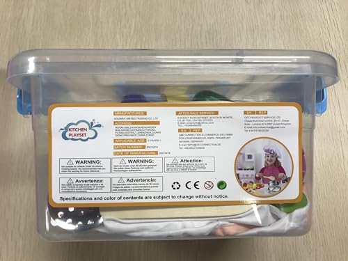 Sundaymot Giocattoli da Cucina per Bambini, Accessori Cucina Bambini con Acciaio Inossidabile Pentole Set, Grembiule e Cappello, Taglio Cibo Verdura Chef Gioco di Ruolo Set per Ragazze e Ragazzi - immagine 9
