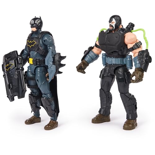 dc comics, Set Battaglia Batman Adventures, Set di Action Figure con Bane e Batman, 14 Accessori Armatura, Giocattoli dei Supereroi da 30 cm per Bambini e Bambine - immagine 10