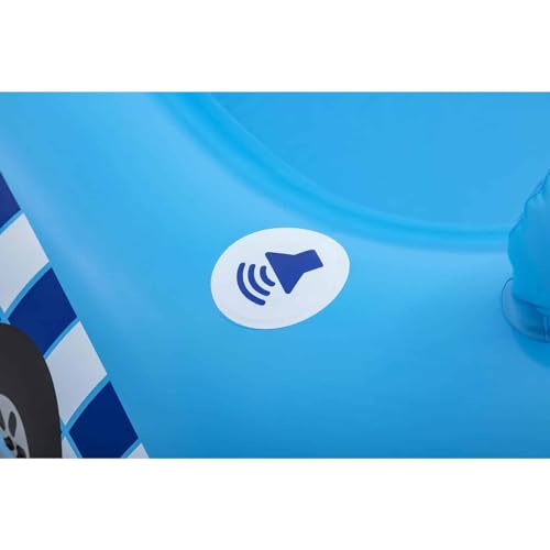 Bestway Bestway-34153 Barchetta Auto della Polizia con Altoparlante Incorporato 97 cm x 74 cm, Multicolore, L, 34153 - immagine 4