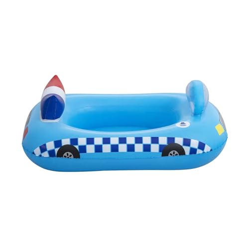 Bestway Bestway-34153 Barchetta Auto della Polizia con Altoparlante Incorporato 97 cm x 74 cm, Multicolore, L, 34153 - immagine 6