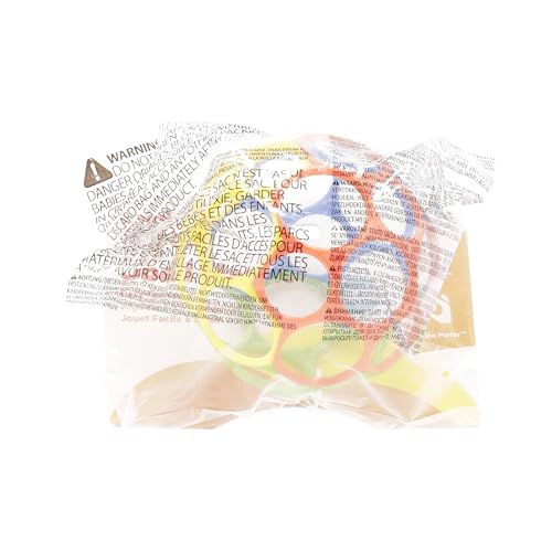 Bright Starts, Oball Classic, Palla Morbido e Flessibile Facile da Maneggiare, Giocattolo di Attività Sensoriale per Bambini di tutte le età, Multicolore - immagine 7