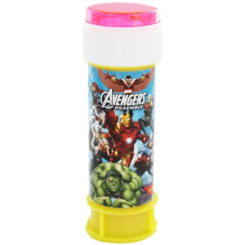 DULCOP 450120 Avengers Marvel - Bottiglia di sapone, 60 ml, H 11 cm, Ø 4 cm, Colori/Modelli assortiti, 1 pezzo