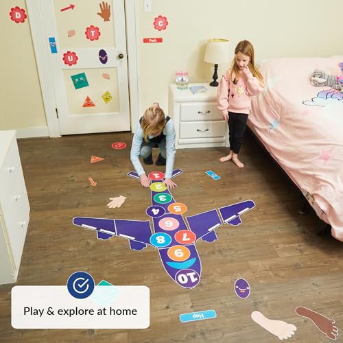 Decalcomanie Per Percorsi Sensoriali Per Pavimento E Parete | 173 Sticker Educativi E Interattivi Per Bambini | Percorsi Sensoriali | Decalcomanie Per Percorsi Sensoriali | Percorsi Sensoriali Parete - immagine 8