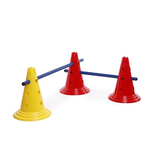 Italveneta Didattica - Kit Saltarello Piccolo, Stimolazione Motoria e Creativa per Bambini, Set Dinamico di 21 Pezzi per Giochi di Agilità e Coordinazione, Colori Misti Rosso, Giallo, Verde, Blu - immagine 4