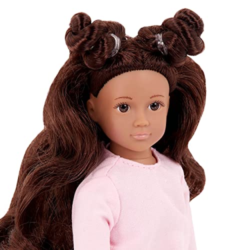 Lori Mini Toy 6-inch Doll & Bedroom Furniture – Dollhouse Accessories – Play for Kids – 3 Years + – Tania’s Bunk Bed Set, Multicolore, LO37124Z - immagine 4
