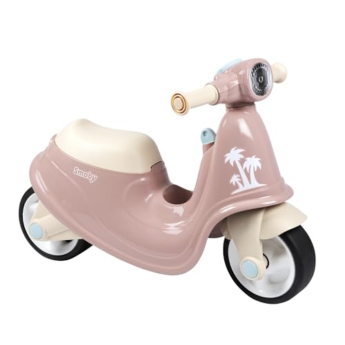 Smoby - Porta monopattino rosa - Scatola portagiochi - Ruote silenziose Dai 2 anni