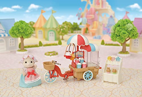 Sylvanian Families 5653 Popcorn Delivery Trike - Dollhouse Playset, Multicolor - immagine 3