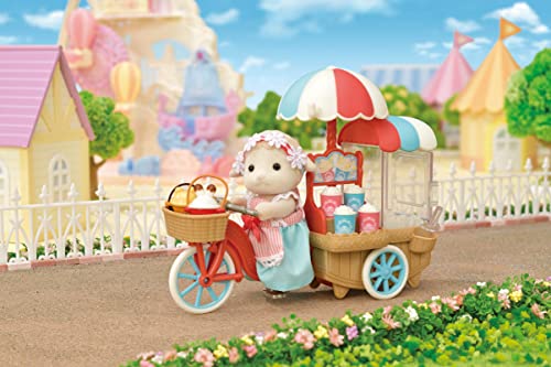 Sylvanian Families 5653 Popcorn Delivery Trike - Dollhouse Playset, Multicolor - immagine 4