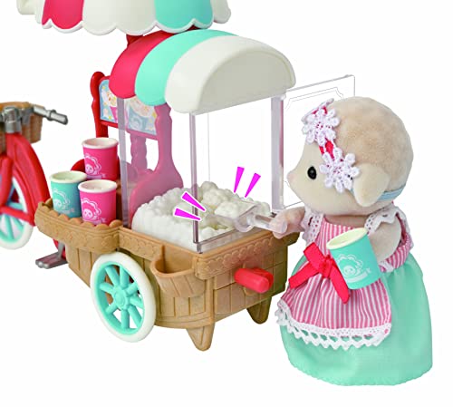 Sylvanian Families 5653 Popcorn Delivery Trike - Dollhouse Playset, Multicolor - immagine 6
