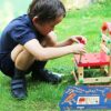 TOWO Set con Viti e Bulloni - Giocattolo in Legno - Set di Blocchi da Costruzioni con 54 Pezzi cassetta attrezzi legno panca della sedia - Gioco di Costruzioni in Legno per Bambini di 4 Anni … - immagine 8
