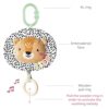 Taf Toys Giocattolo musicale rilassante con multi-texture e massaggiagengive in legno, si attacca alla culla, al passeggino e al seggiolino auto, sviluppa i sensi del bambino e le abilità cognitive - immagine 7