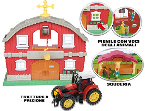 Teorema- Playset Grande Fattoria Parlante con Animali e Accessori, Multicolore, 63305 - immagine 3