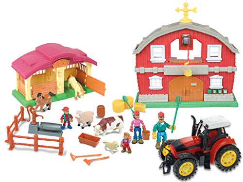Teorema- Playset Grande Fattoria Parlante con Animali e Accessori, Multicolore, 63305 - immagine 4