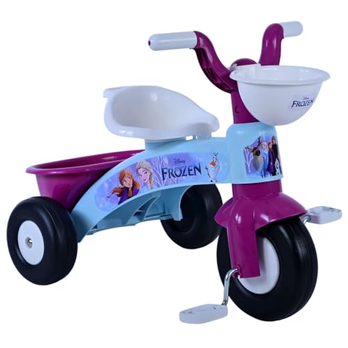 Triciclo primipassi bici a tre ruote per bambini da 1 a 3 anni triciclo con pedali e cestino portagiochi