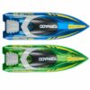 VEVOR Barca RC Giocattolo 2 Barche Telecomandate 2,4 GHz 12 km/h per Piscine Laghi, Barca da Regata con Luce LED, Impermeabile per Tutto il Corpo, Giocattolo Acquario RC Barca 2 Pezzi, Blu e Verde - immagine 13