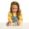 YYST Bluey Figure 2 Pack Bluey & Bandit (Dad) 2.5 Inch Toy Figures with Accessories - immagine 5