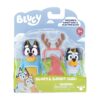 YYST Bluey Figure 2 Pack Bluey & Bandit (Dad) 2.5 Inch Toy Figures with Accessories - immagine 8
