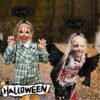 ZZQVIP Ali Nere per Costume Halloween Ragazza,Costume da Ragazza di Halloween, Set Ali Nere Halloween con Aureola e Bacchetta, Accessori per Feste a Tema, Decorazione di Costumi di Carnevale - immagine 7