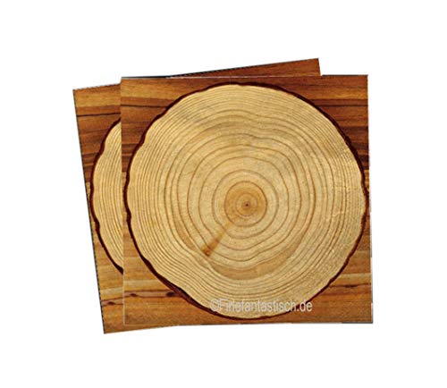 20 tovaglioli effetto legno
