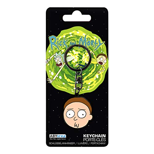 ABYstyle Rick And Portachiavi Personaggio Morty, Cartoni Animati, Multicolore, Taglia Unica, ABYKEY182 - immagine 4