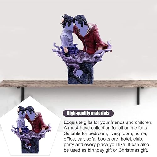 BSNRDX Action Figure Anime, Anime Heroes Action figure Uchiha Itachi e Sasuke Modello PVC Giocattoli Bambole Inscatolato Ornamenti Collezione Home Decor 17 CM, Multicolore (ABS1037) - immagine 5