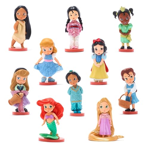 Disney Store Set di Personaggi Deluxe, Personaggi con Dettagli Sagomati, Età 3+