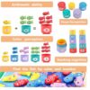 Felly Giochi Montessori 1 Anno Gioco Pesca Morbidi per Bambino Bambina, Giocattolo Educativo per 1 2 3 Anni, Regali per Bambini 1 2 3 Anni - immagine 4