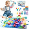 Felly Giochi Montessori 1 Anno Gioco Pesca Morbidi per Bambino Bambina, Giocattolo Educativo per 1 2 3 Anni, Regali per Bambini 1 2 3 Anni