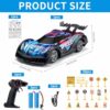 HUIKUANGEU Macchina Telecomandata per Bambini,RC Drift Car,Macchina Telecomandata Drift,Auto Radiocomandata,Giochi Bambini,Telecomando Auto,Radiocomandata Auto con Luce LED,per Adulti e Bambini - immagine 3