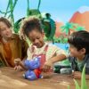 Hippo Rigolo - Giochi da tavolo per bambini dai 4 anni in su, gioco divertente, indovina i cibi che sceglierai o dai da mangiare all'ippopotamo, fai attenzione all'eruttazione, da 2 a 4 giocatori - immagine 6