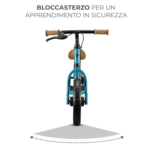 Kinderkraft SPACE2 Bicicletta bambini 3-5 anni, Bici senza pedali, 12 polici ruote, Design sportivo, Regolazione della sella, Montaggio facile, Struttura leggera - immagine 6