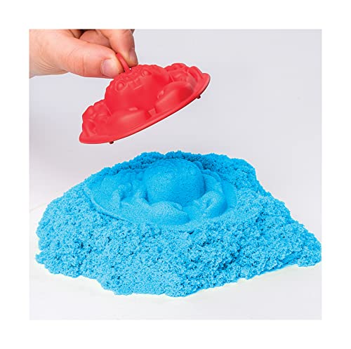 Kinetic Sand Playset Castelli di Sabbia Sabbia cinetica con vaschetta Sabbia magica Sabbia colorata a sorpresa 454gr 3 formine incluse Giocattoli per bambini e bambine 3 anni - immagine 5