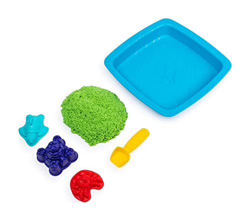 Kinetic Sand Playset Castelli di Sabbia Sabbia cinetica con vaschetta Sabbia magica Sabbia colorata a sorpresa 454gr 3 formine incluse Giocattoli per bambini e bambine 3 anni - immagine 8
