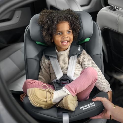 Maxi-Cosi Emerald Seggiolino Auto isofix i-size R129, Seggiolino auto 0-25 kg Gruppo 012 Reclinabile in 4 Posizioni, per Bambini 0-7 anni, con Riduttore per Neonati, colore Authentic Black (nero) - immagine 10