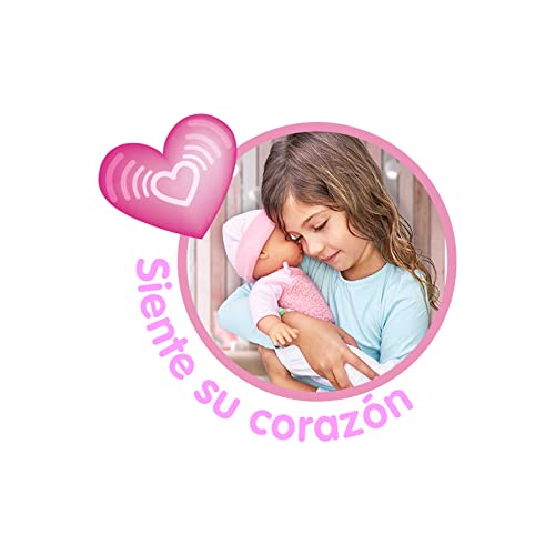 Nenuco - Senti Il ​​Suo cuoricino, Bambola sensoriale, Morbida, con Effetti di Vibrazione Che riproducono Il cuoricino, Indossa Abiti di Diverse Tessuti, per Bambine/I dai 3 Anni, Multi., Taglia Unica - immagine 5