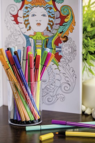 Pennarello Premium - STABILO Pen 68 - Astuccio da 15 (10 + 5 NEON) - Colori assortiti - immagine 5