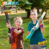 Pistola Giocattolo, Giocattolo a Doppia Canna, Giocattolo con 80 Proiettili Molli e Pistola esplosiva in schiuma EVA e 12 gusci vuoti, Regali di Compleanno di di Natale per Ragazzi Giovani 8-18 Anni - immagine 3