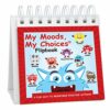 The Original Mood Flipbook per bambini; 20 diversi stati d'animo/emozioni; autismo; ADHD; aiuta i bambini a identificare i sentimenti e fare scelte positive; pagine laminate (Monster Flipbook)