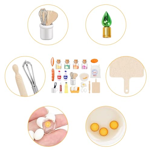 32pz Porta Elfo Natale Kit,Accessori Casa delle Bambole in Miniatura,Set di Decorazioni Natalizie in Miniatura,Accessori Casa Bambole,per decorazioni natalizie e regali per bambini - immagine 4
