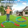 6PCS Trave di Equilibrio per Bambini, Trave d'equilibrio per bambini per le abilità motorie e la coordinazione, Giocattolo Montessori per Bambini Allenamento dell'equilibrio per Interni ed Esterni - immagine 8