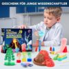 70 Esperimenti Scientifici per Bambini 4-6-8-10-12 Anni, Kit e Esperimenti di Scienze Giocattoli STEM, Regali per Ragazzi e Ragazze, Set di Chimica, Cristalli in Crescita, Palla Rimbalzante, Vulcano - immagine 8