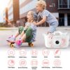 ASTGMI Macchina Fotografica Bambini, 12MP Mini Ricaricabile Fotocamera Digitale Bambina Videocamera Regalo per Ragazze Ragazzi 3-10 Anni, con Scheda 32 GB, Regali Giocattolo di Natale & Compleanno - immagine 3