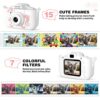 ASTGMI Macchina Fotografica Bambini, 12MP Mini Ricaricabile Fotocamera Digitale Bambina Videocamera Regalo per Ragazze Ragazzi 3-10 Anni, con Scheda 32 GB, Regali Giocattolo di Natale & Compleanno - immagine 4