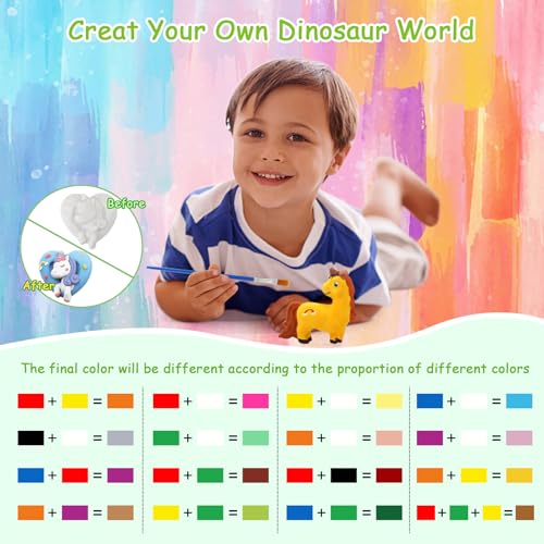 Ballery Giochi per Bambini, Kit Pittura Unicorno per Bambini DIY Giocattoli Bambino Giocattolo de Arte e Artigianale con Colori Creativi Regalo Compleanno Natale per Bambini 3 5 6 8 12 Anni - immagine 5