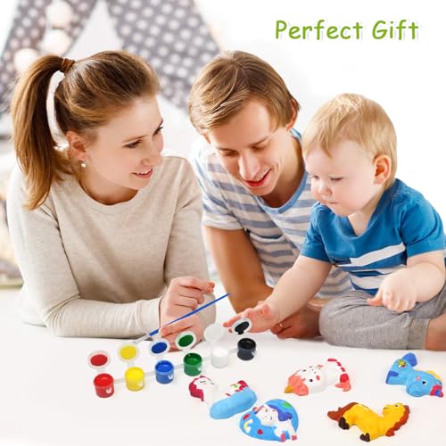 Ballery Giochi per Bambini, Kit Pittura Unicorno per Bambini DIY Giocattoli Bambino Giocattolo de Arte e Artigianale con Colori Creativi Regalo Compleanno Natale per Bambini 3 5 6 8 12 Anni - immagine 7