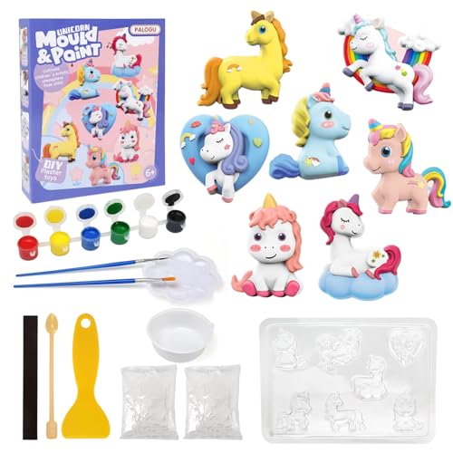 Ballery Giochi per Bambini, Kit Pittura Unicorno per Bambini DIY Giocattoli Bambino Giocattolo de Arte e Artigianale con Colori Creativi Regalo Compleanno Natale per Bambini 3 5 6 8 12 Anni