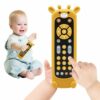 Ballery Telecomando Giocattolo per Bambini, Baby TV Telecomando Giocattolo per Neonati con Luce e Suono, Inglese/Francese/Spagnolo, Giocattoli Educativi Regalo per Bambini 6-18 Mesi (Giraffe)